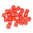 thumbnail image 4 of 25 Piezas Dados Juegos de Accesorios de Juguete Accesorio 12 Mm Dados de Seis Caras CUTICAT Translúcido dados, 4 of 8