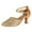 Gold, variant on PEASKJP Kitten Heels for Women Pointy Toe Wedding Dress Shoes Slip on Stiletto Pumps, Silver 37