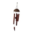 thumbnail image 4 of carillón de viento,Campana de bambú Wind Chime Decoración colgante al aire libre,Colgante decorativo puerta delantera sala de estar dormitorio,Retro Windchimes Decoración para el hogar Zulema carillón de viento, 4 of 8
