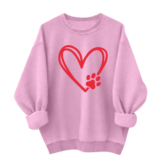 Camiseta de Moda de Cuello Redondo Casual de Manga Larga de las Mujeres, Camisetas de Manga Larga de las Mujeres con Patrón de Puntos de Polka Y Poliéster Suave, Sudadera Ligera Y Acogedora para el I