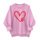 thumbnail image 1 of Camiseta de Moda de Cuello Redondo Casual de Manga Larga de las Mujeres, Camisetas de Manga Larga de las Mujeres con Patrón de Puntos de Polka Y Poliéster Suave, Sudadera Ligera Y Acogedora para el I, 1 of 3