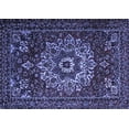 thumbnail image 1 of Ahgly Company Machine Washable Indoor Rectangle Persian Blue Traditional Area Rugs, 4' x 6', 1 of 4
