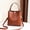brown, variant on Vintage Crocodile Pattern Bucket Bag Women PU Leather Shoulder Bag Big Capacity Handbag Luxury Crossbody Bag Advanced Lady Purse
