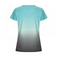 thumbnail image 3 of Womens Summer Tops Tie Dye Short Sleeve V Neck T Shirts Tee, 3 of 10