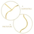 thumbnail image 3 of unbranded 10Ud Para Redondo Chino De Hierro Dorado Ideal Para Manualidades DIY Y, 3 of 7
