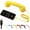 Yellow, variant on Retro Phone Handset with High-Fidelity 38mm Speaker & 111dB Sensitivity, Smart Chip for HD Calls, Durable ABS Design with Tangle-Free Cord