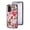 Red, variant on Nalacover for Oneplus Nord N200 5G Slim Case,Exquisite Floral Pattern 360 Rotating Diamond Ring Holder Anti-Scratch Soft TPU Silicone Bumper Rubber Tempered Glass Back Cover.Black