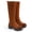 Amber Brown, variant on Women's Carter Motorcycle Boots Amber Brown Suede 9.5M
