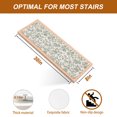 thumbnail image 5 of Stair Treads Non Slip Indoor for Wooden Steps, Spring Flowers 15 Pcs Stair Mats for Kids Elders Dogs, 8 x 30 Inch Farmhouse Sage Green Pastoral Floral Leaf Carpet Treads Runner Rugs for Staircase, 5 of 9
