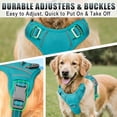 thumbnail image 6 of BARKBAY No Pull Dog Harness Large Reflective Dog Harness with Front Clip and Easy Control Handle for Walking Training Running with ID tag Pocket(Blue,L), 6 of 11