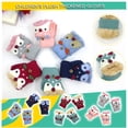 thumbnail image 4 of Wmkox8yii Winter Plus Velvet Thick Gloves For 3-7 Years Old Children Cartoon Flip Cover Fingerless Warm Gloves, 4 of 4