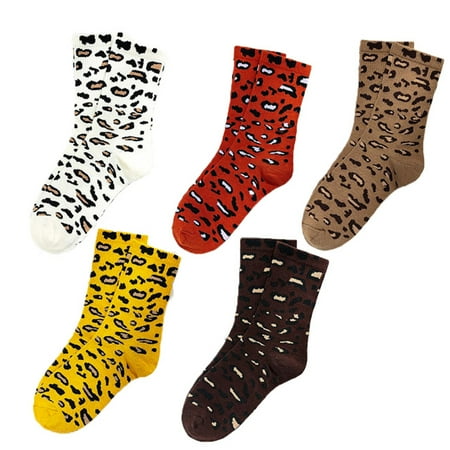 

5 Pairs Kawaii Women Socks Cartoon Cute Girl Cotton Socks E