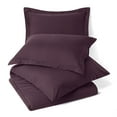 thumbnail image 5 of Hearth & Harbor 3-Piece Purple Duvet Cover Set, King, 5 of 5