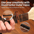 thumbnail image 3 of 2X Guitar Capo with Pick Holder and 8 Guitar Picks for Acoustic Electric Guitar Ukulele Mandolin Banjo, 3 of 3