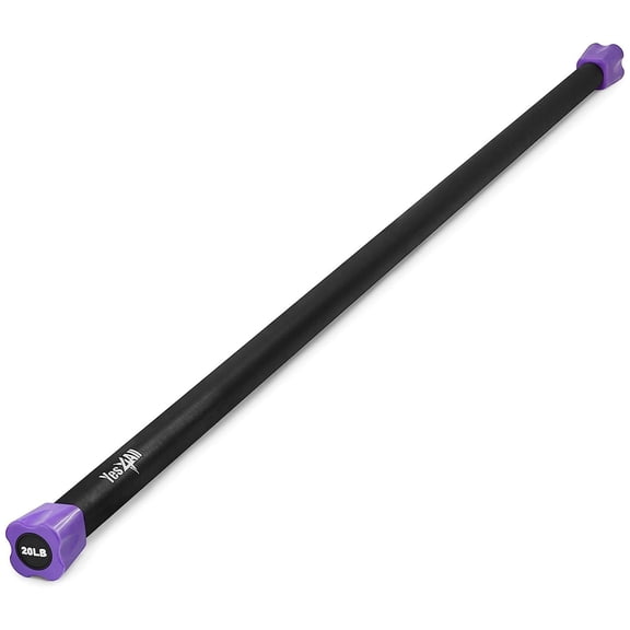 Yes4All Total Body Workout Bar for Strength Training and Exercise, 20 Pounds