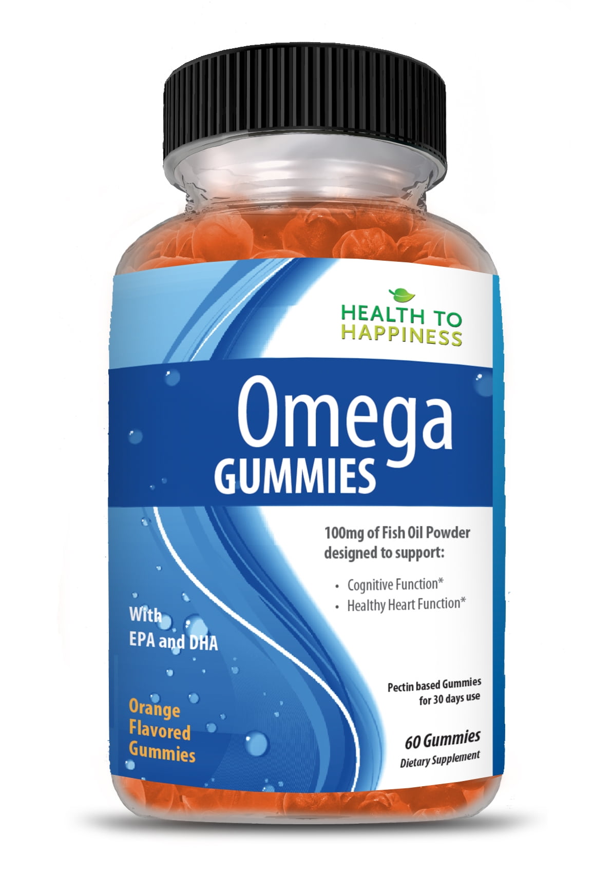 Buy Omega 3 Gummies Fish Oil Tasty Natural Orange Flavor Extra Strength