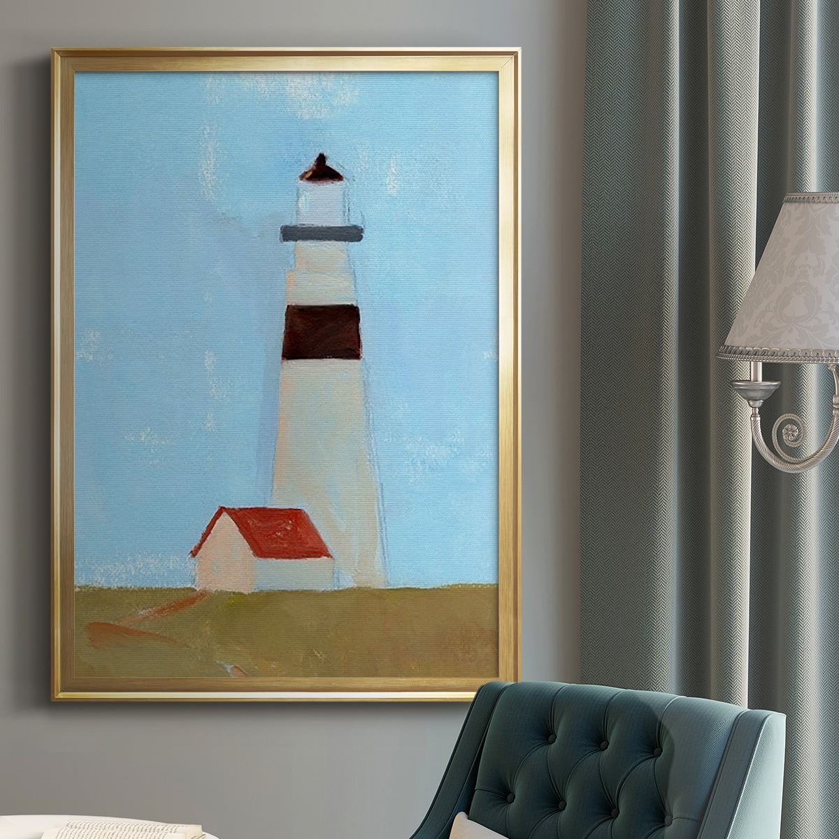 Lookout Point II Premium Framed Print, in Gold, Black, or Silver - Ready to Hang