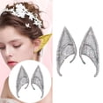 thumbnail image 2 of Accesorios de Halloween Sunnimix Cosplay Hada elfo Orejas Pixie Plata 12cm, 2 of 6