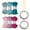 Combination 7, variant on 6Pcs Colorful Polyester Rope Big Eye Needle and Sculpting Wire 7mmX5Meters Hollow Braided Rope For Art Craft Knitting