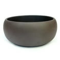 thumbnail image 3 of K-Cliffs Unglazed 6.7" Round Ceramic Planter Pot, Succulent Cactus Holder with Matte Brown Finish, 3 of 5