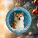 thumbnail image 1 of Listado De Acrílicos Adorno De Árbol De Navidad Acrílico De 8cm Con Estampado De Animales, Doble Cara, Irrompible, Para Colgar, Ideal Como Regalo Para Familiares Y Compañeros (1 Unidad) Rkxzt, 1 of 9