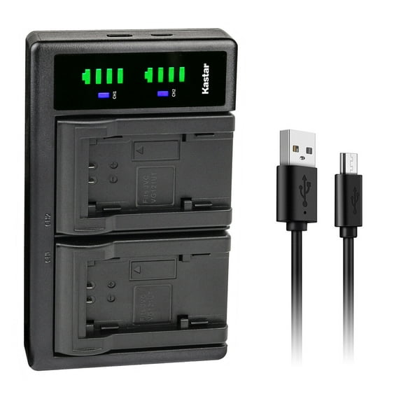Kastar BN-VG107 LTD2 USB Battery Charger Replacement for JVC GZ-HM300SEU GZ-HM300U GZ-HM310 GZ-HM320 GZ-HM320BUS GZ-HM320U GZ-HM330 GZ-HM330BEK GZ-HM330BEU GZ-HM330SEU GZ-HM334 GZ-HM334BEU