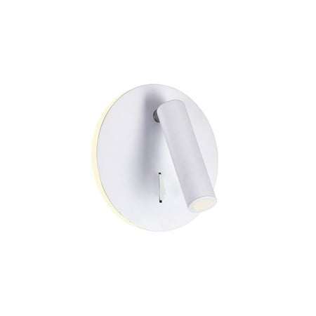

LED Sconce with Matte White Finish