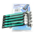 thumbnail image 4 of 4 Packs of 5 Triple Blade Disposable Razors for Men 20 Total Razors Promotional Quality, 4 of 4