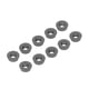 thumbnail image 1 of Insertos de fresado CNC, 10 piezas Insertos de carburo de carburo con revestimiento negro Insertos de corte de torno Claridad notable, 1 of 14