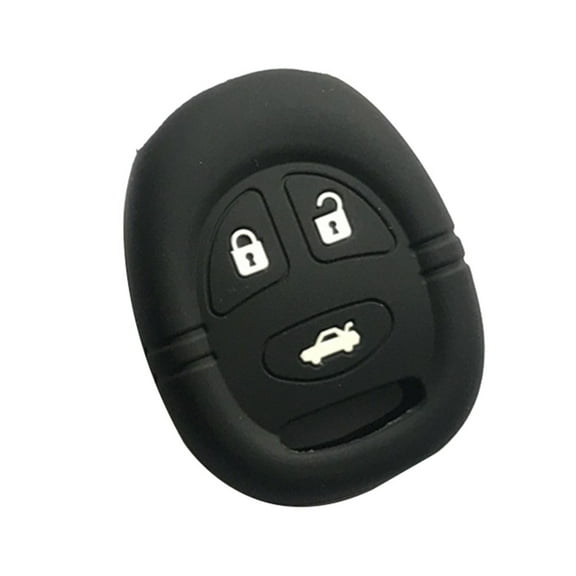 Silicone Key Case Cover Part For Saab 9-3 9-5 Fob Remote Holder 3 Button Fangkenuo