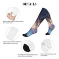 thumbnail image 5 of Lsque Dreamy Forest Elf Pattern Sport Compression Socks for Men & Women 15-20 mmHg Knee High Nurse Pregnant Running Medical and Travel Athletic, 5 of 6