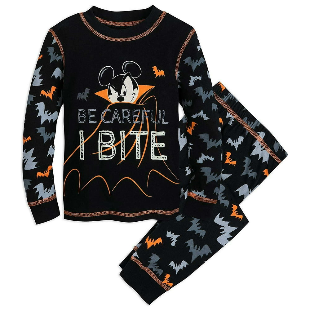 Disney Disney Store Mickey Mouse Halloween 2PC Long Sleeve Tight Fit