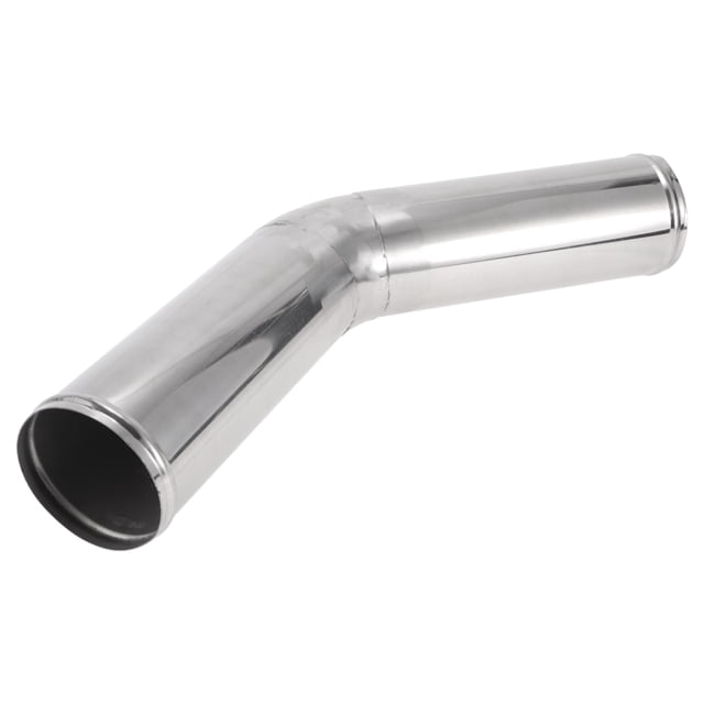 Tubo de escape de mandril de 45 grados con rodillo de perlas, tubería de escape personalizada para automóvil modificado, 4.25" OD, 11.81" de longitud, acero inoxidable T304