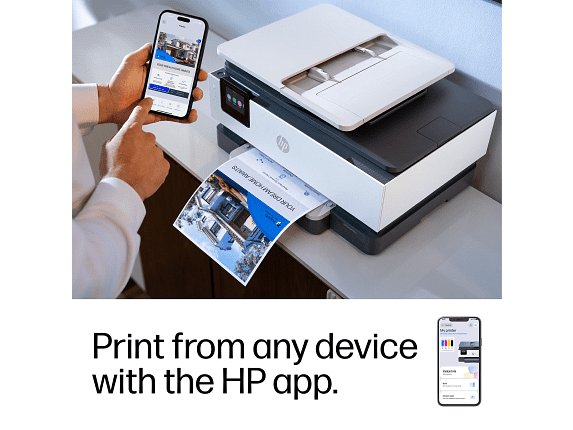 HP OfficeJet Pro 8125 All-in-One Printer with 3 months free Instant Ink, AI-capable