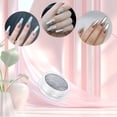 thumbnail image 4 of RAGUPEL 8 Jars Chrome Nail Powder Magic White Pearl Kit Mirror Effect Silver Metallic Holographic Dip Nail Powder Decoration Iridescent Aurora Mermaid Pigment, 4 of 8