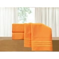 thumbnail image 2 of 1800 Series 4-Piece Bed Sheet Set, Deep Pocket up to 16 inch - Full Elite Orange, 2 of 6