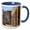 Blue/White, variant on 3drose, Morocco. Stone Columns and Arches at the Roman Ruins of Volubilis., 11oz Two-tone Red Mug