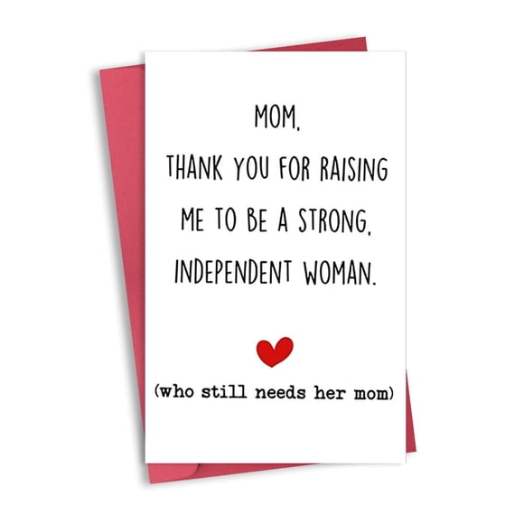 Tarjeta de Felicitación Borhmty Día de la Madre Gracias de Hija