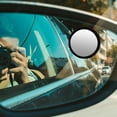thumbnail image 2 of 1 Pair Blind Spot Mirrors Round Glass Convex 360° Wide Angle Side Rear View Mirror With Suction Cup For Cars Suv And Trucks Black, 2 of 9