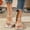 White, variant on Women's Minimalist Strappy Sandals, Open Toe with Thin Elastic Ankle Strap, Elegant Comfort Footwear Green 36