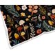 thumbnail image 5 of Manta bohemia, manta floral negra, suave y ligera con diseño floral multicolor de otoño, para sofá cama, decoración del hogar, para todas las estaciones, 5 of 8