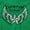 Irish Green, variant on Country Strong Cute Angels Wings Star Womens Slim Fit Graphic Tee Brisco Brands S
