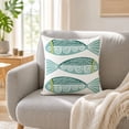 thumbnail image 2 of Btomtd 18 x 18 Pillow Cover, Flower Decorative Cushion Case, Removable and Washable Throw Pillow Cover for Sofa, D, 2 of 6