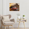 thumbnail image 6 of Rustic Farmhouse Canvas Wall Art Old Car and Cattle with Barn Framed Canvas Art Farm Cow and Sunflowers Canvas Wall Art Decor for Living Room Brown Bedroom Bathroom Decor, 16 x 12 inch, 6 of 6