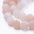 thumbnail image 3 of Natural Pink Aventurine Beads Strands Frosted Round 4mm Hole: 0.8mm 89pcs/strand 14.5~15 inch, 3 of 3