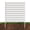 White, variant on 42" H x 38" W (3 Panels) Air Conditioner Fence Panels, Outdoor Privacy Screens,White