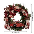 thumbnail image 2 of Boxwood Wreath For Year Round Front Door Featuring Realistic Greenery And Full Shape Ideal For Indoor And Outdoor Use, 2 of 6