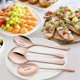 thumbnail image 5 of 6 uds cucharas para servir ranuradas compatibles con banquete de restaurante Buffet de fiesta,, 5 of 5