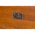 thumbnail image 4 of Crafters and Weavers Arts and Crafts 3-Drawer Solid Wood Sideboard in Walnut, 4 of 15