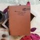 thumbnail image 5 of Cuaderno diario de notas de cuero con llavero vintage., 5 of 6